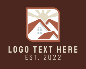 Housing - Realty House Roofing Renovation logo design