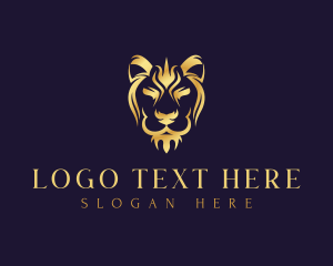 Luxury - Premium Jungle Lion logo design