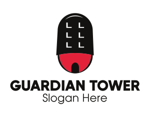 London Guard Headdress logo design