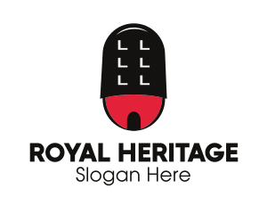 Britain - London Guard Headdress logo design