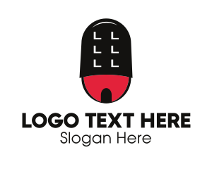 Travel - London Guard Headdress logo design