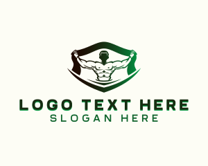 Gym - Muscle Gym Training logo design