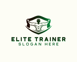 Muscle Gym Training logo design