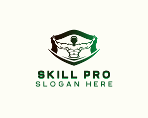 Training - Muscle Gym Training logo design