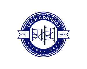 Platform - Industrial Construction Scaffolding logo design