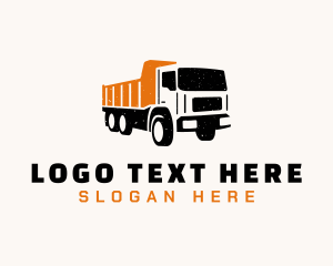 Dump Truck Haulage Logo