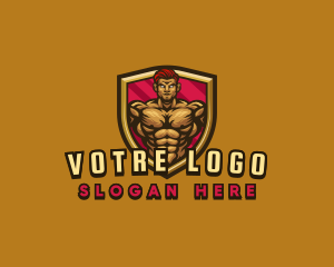 Military Training - Strong Muscle Gaming logo design