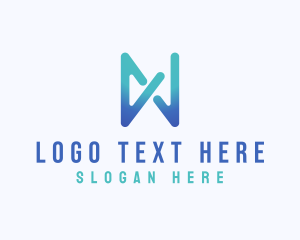 Icon - Abstract Blue Icon logo design
