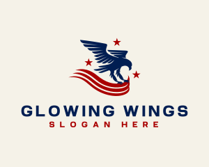 Eagle Fly Wings logo design