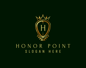 Premier Luxury Shield logo design