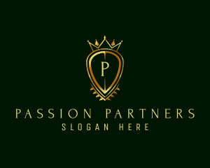 Premier Luxury Shield logo design