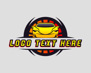 Driving - Sports Car Automobile logo design