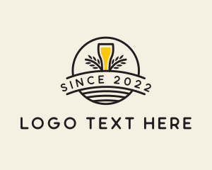 Draught Beer - Organic Beer Brewery logo design