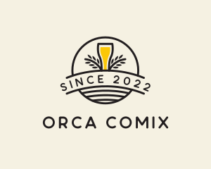 Organic Beer Brewery  logo design