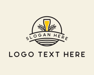 Organic Beer Brewery  Logo