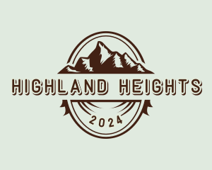 Highland - Nature Outdoor Mountain logo design