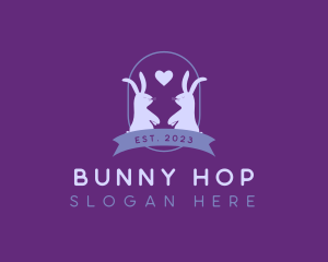 Bunny Rabbit Love logo design