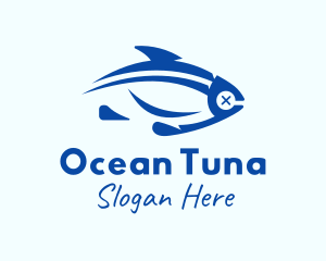 Tuna - Minimalist Bluefin Tuna logo design