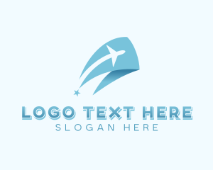 Shipping - Jet Aviation Aircraft logo design