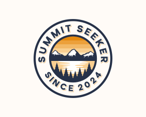 Peak Summit Mountaineering logo design