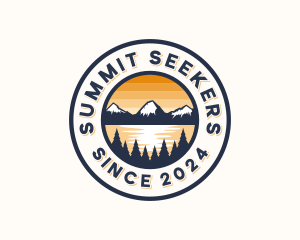 Peak Summit Mountaineering logo design