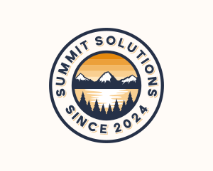 Peak Summit Mountaineering logo design