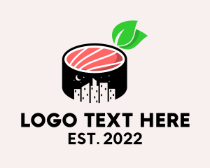 City - City Japanese Sushi logo design