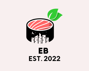 Asian - City Japanese Sushi logo design