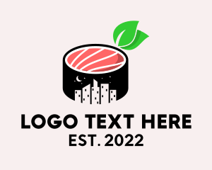 Food - City Japanese Sushi logo design