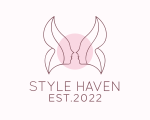 Beautiful - Beauty Product Wings logo design