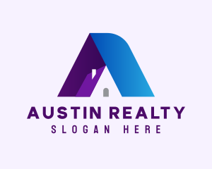 House Realty Letter A logo design