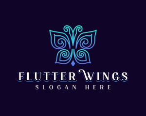 Butterfly - Elegant Wellness Butterfly logo design