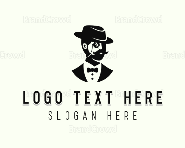 Stylist Man Grooming Logo