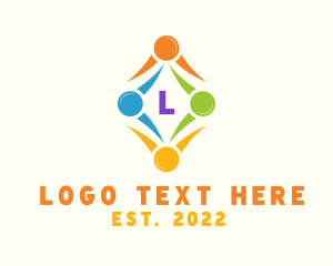 Friend - Child Nursery Letter logo design