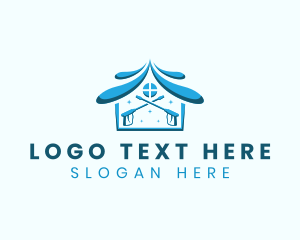 Water - Home Maintenance Cleaning logo design