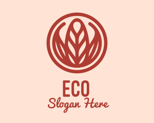Leaf Monoline Organic Beauty  Logo