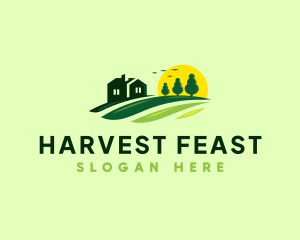 Nature Land Farming logo design