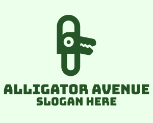 Modern Alligator Clip logo design