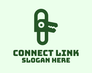 Modern Alligator Clip logo design