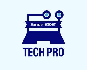 Laptop - Tech Circuit Laptop logo design