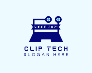 Tech Circuit Laptop logo design