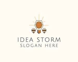 Innovation Electric Bulb logo design