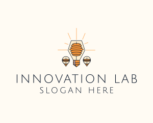 Innovation Electric Bulb logo design