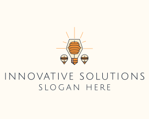 Innovation - Innovation Electric Bulb logo design