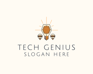 Technologist - Innovation Electric Bulb logo design