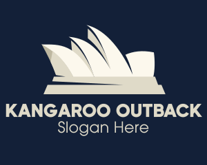 Australia - Sydney Opera House Australia Landmark logo design