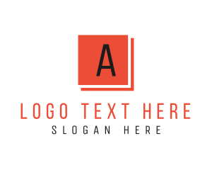 Generic - Red Square Letter A logo design