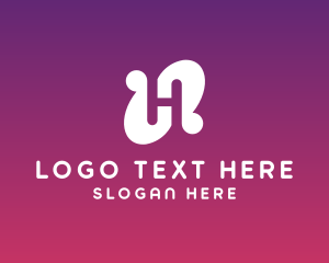 Alphabet - Marketing Agency Letter H logo design