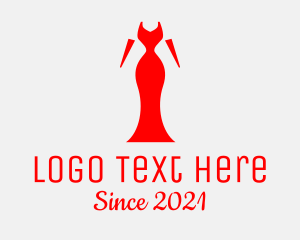 Red Elegant Dress Logo