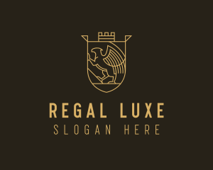 Regal - Regal Griffin Crest logo design